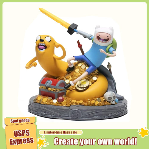 Adventure Time - Finn and Jake on a Gold Mountain