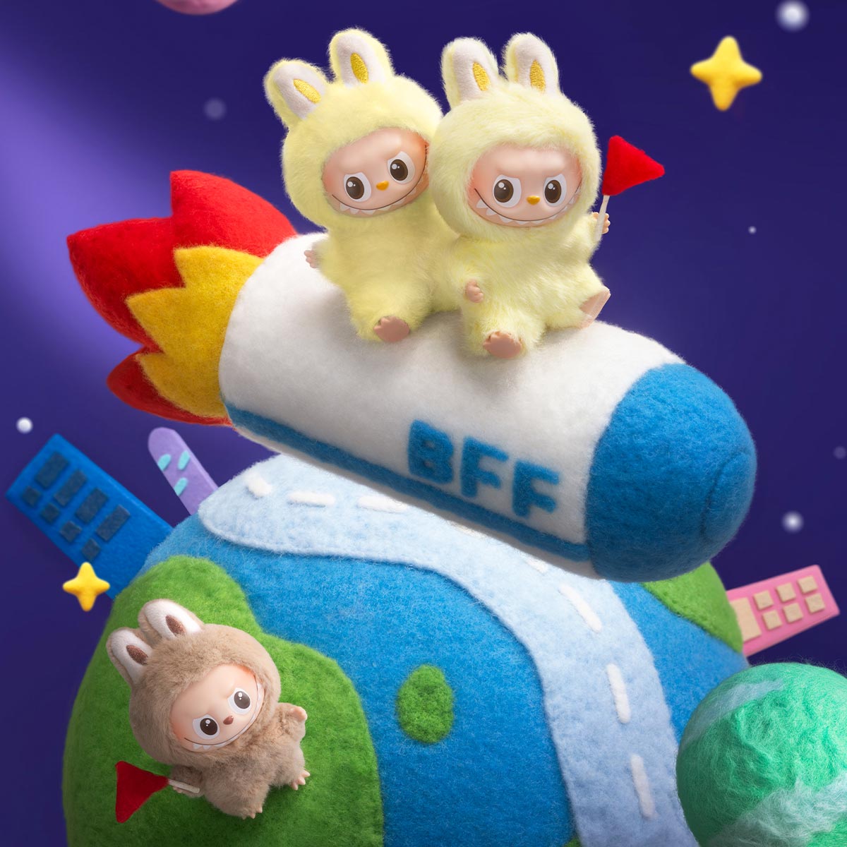 THE MONSTERS Pin for Love Series-Vinyl Plush Pendant Blind Box (A-M)-preorder