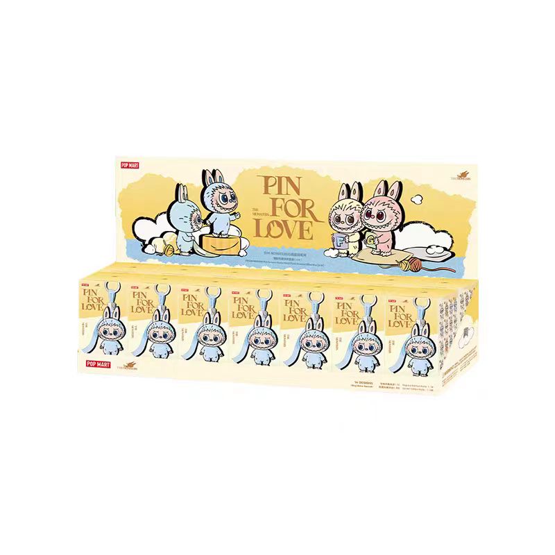 THE MONSTERS Pin for Love Series-Vinyl Plush Pendant Blind Box (A-M)-preorder