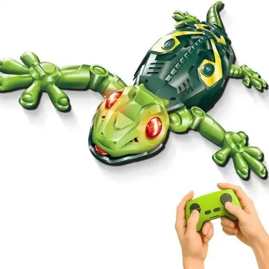 Wall Crawler Gecko, Remote Control Toy, Electric Lizard Toy with LED Glowing Eyes, 360° Spin, Animal Toy, Fun Indoor Toy, Gift Idea, Party Toy, Cool Gifts, Family Fun